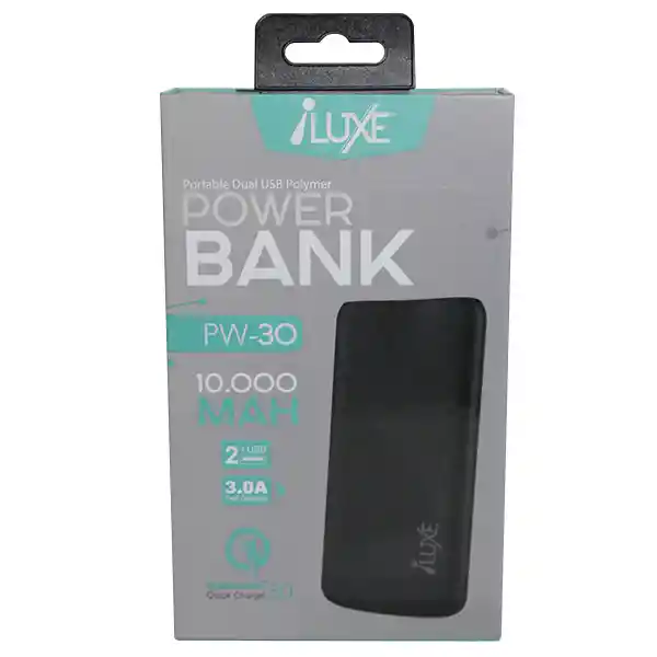 ILuxe Batería 10000Mah Negra