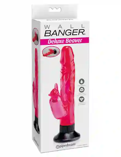 Fantasy Shop Vibrador Con Estimulación y Succión Rosado