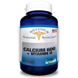 Natural Systems Suplemento Dietario Calcium 600+Vitamina D