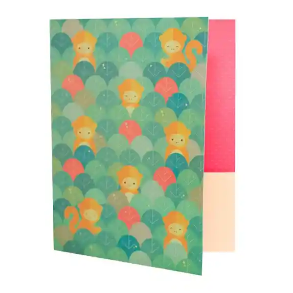 Momoli Folder Plastificado Mono