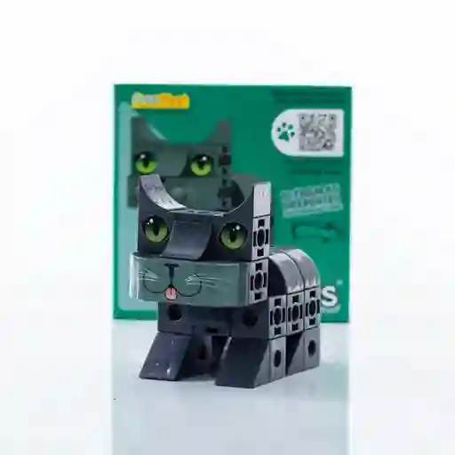 Creaplast Bloques Pet Cubics: Gato Ruso Azul (40 Piezas)