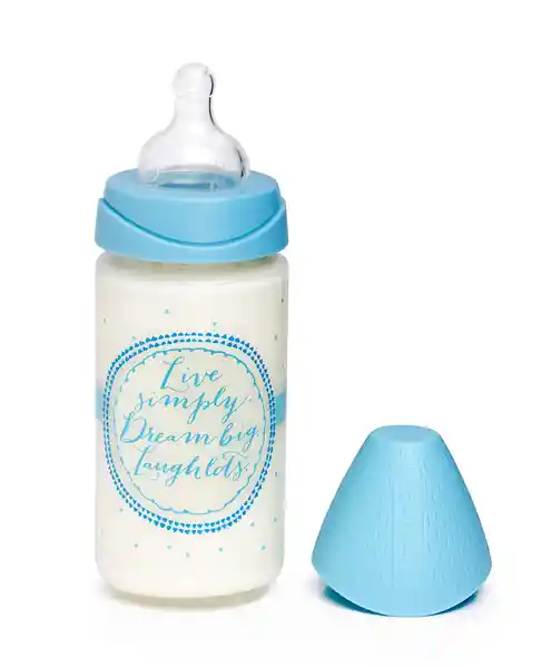 Suavinex Biberón Meaningful Life 3 Posiciones Azul Claro