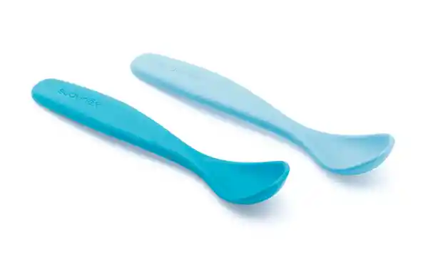 Suavinex Cucharas Silicona Boo Azul Claro