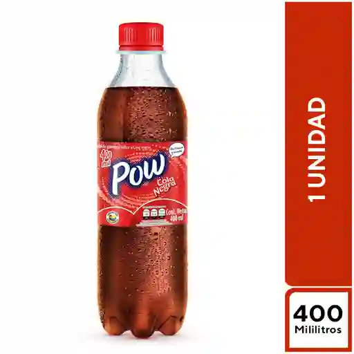 Pow Cola Negra 400 ml