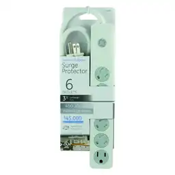 Ge Surge Protector Extensión 450Jj de 6 Salidas