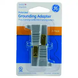 Adaptador Ge 3 a 2 15 Amperios 125 Voltios 1 Salida Pack Por 2. Sku 043180566805