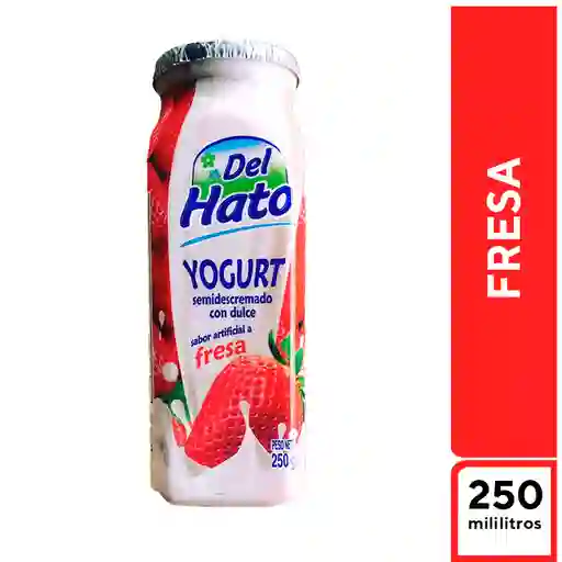 Del Hato Yogurt Fresa 250 ml