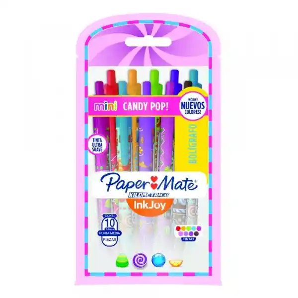 Paper Mate Bolígrafo Kilométrico Candy Pop