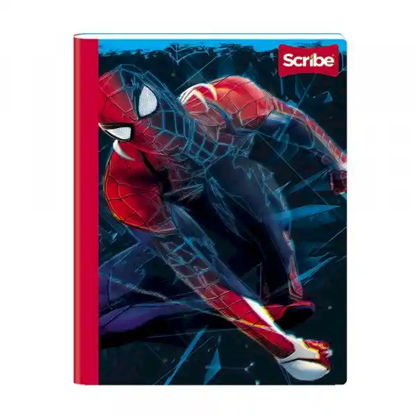 Scribe Cuaderno Cosido Rayado 100 Hojas Spiderman