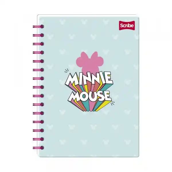 Scribe Cuaderno 7 Materias Grande Cuadriculado Mickey