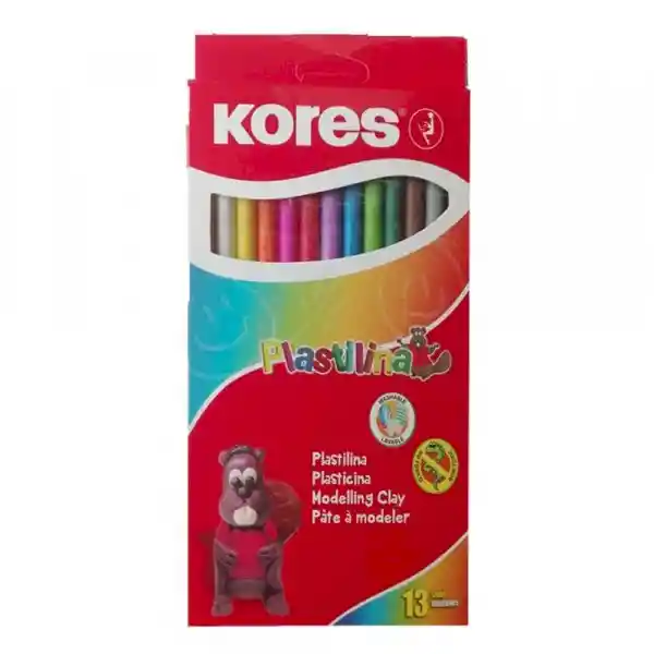 Kores Plastilina Largas Colores