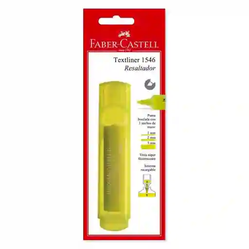 Faber Castell Resaltador Superfluor Amarillo