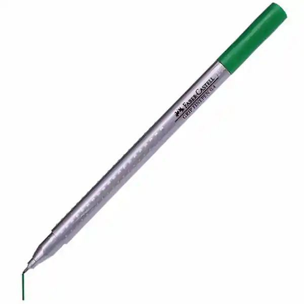 Faber Castell Rotulador Micropunta Grip Verde