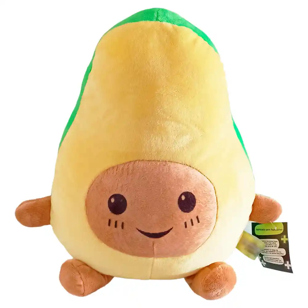 Peluche Aguacate Eco Verde/Amarillo