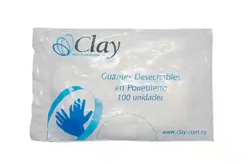 Clay Mask Guantes Desechables en Polietileno