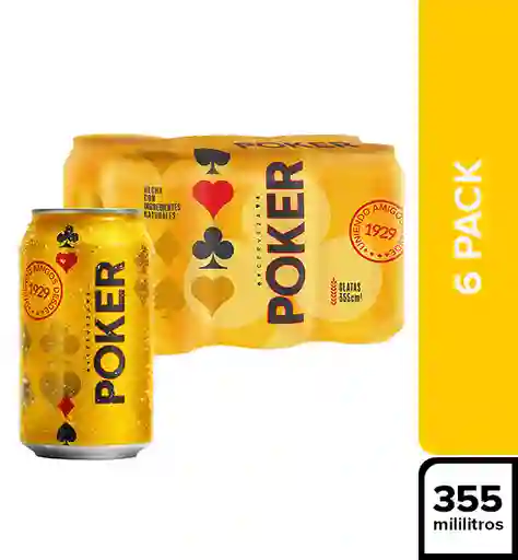 Poker Sixpack 330 ml 