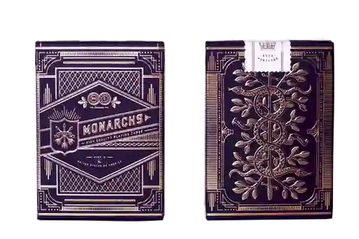 Monarch Baraja de Poker Purple Theory11
