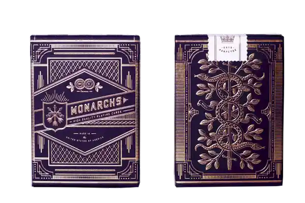 Monarch Baraja de Poker Purple Theory11
