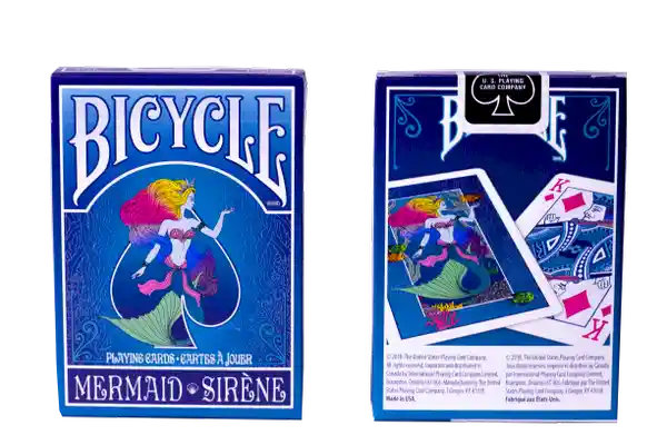 Bicycle Baraja de Poker Mermaid Blue