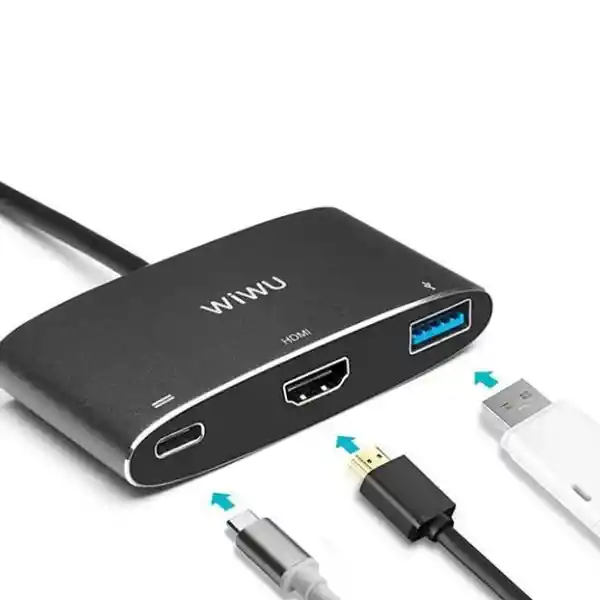 Wiwu Adaptador c2h Usb-C hub