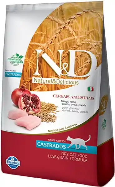 Natural Alimento Seco n&d Delicious Ancestral Frango Castrado