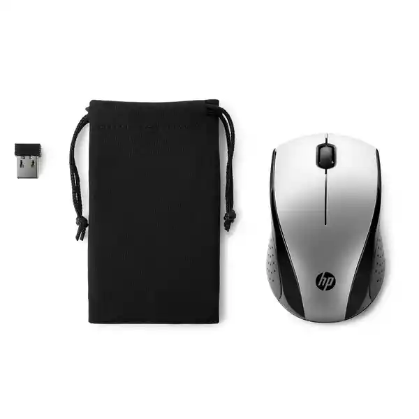 Hp Mouse Inalámbrico 220 Gris Con Funda