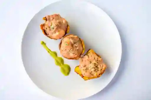 Promo: Canastas de Patacón en Salsa de Camarón