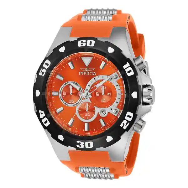 Invicta Reloj Hombre Poliuretano Acero Inoxidable Modelo 24680