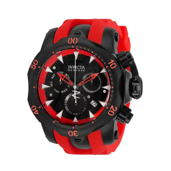 Invicta Reloj Hombre Acero Inoxidable Silicona Cuero Mod 32942