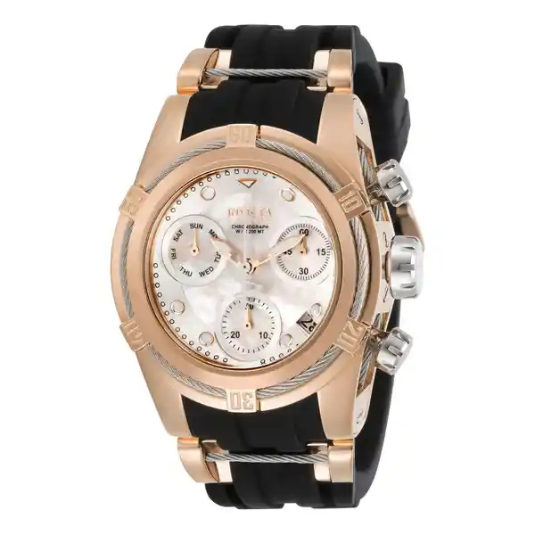 Invicta Reloj Dama Acero Inoxidable Silicona Modelo 30528