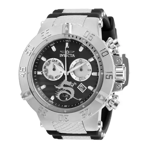 Invicta Reloj Hombre Acero Inoxidable Silicona Modelo 31640