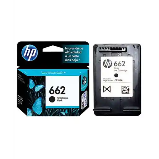 Hp Cartucho 662 Negro