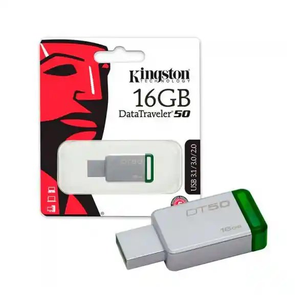 Kingston Memoria Usb 16Gb Dt 50