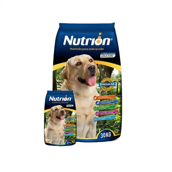 Nutrion Alimento Extruido Para Perros Adultos de Todas Las Razas Mayores de 9-12 Meses. Hembras Gestantes y Lactantes. El Suministro de  Adultos Varía de Acuerdo Con el Tamaño. Edad. Raza. Estado Fisio