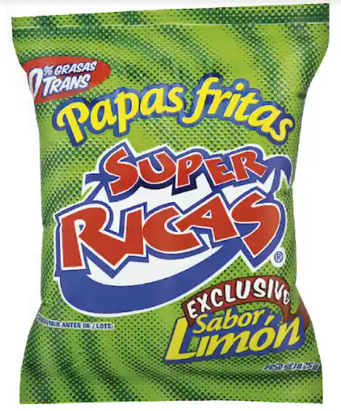 Super Ricas Papas Fritas Sabor Limón