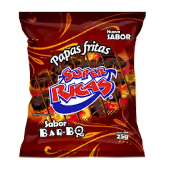 Super Ricas Papas Fritas Sabor Bbq