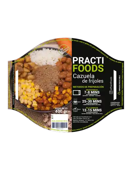 Practifoods Cazuela de Frijoles