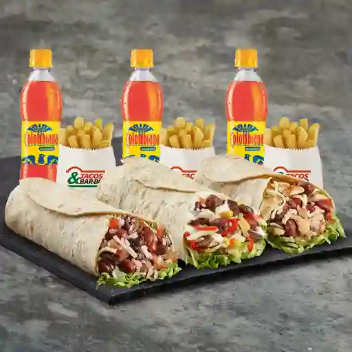 Combo Burrito  X3