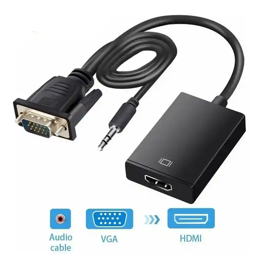 Hepa Tecnología Convertidor De Vga A Hdmi Con Sonido