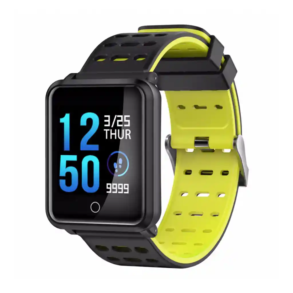 Coltrade Smartband Deportiva N88-Negro Verde