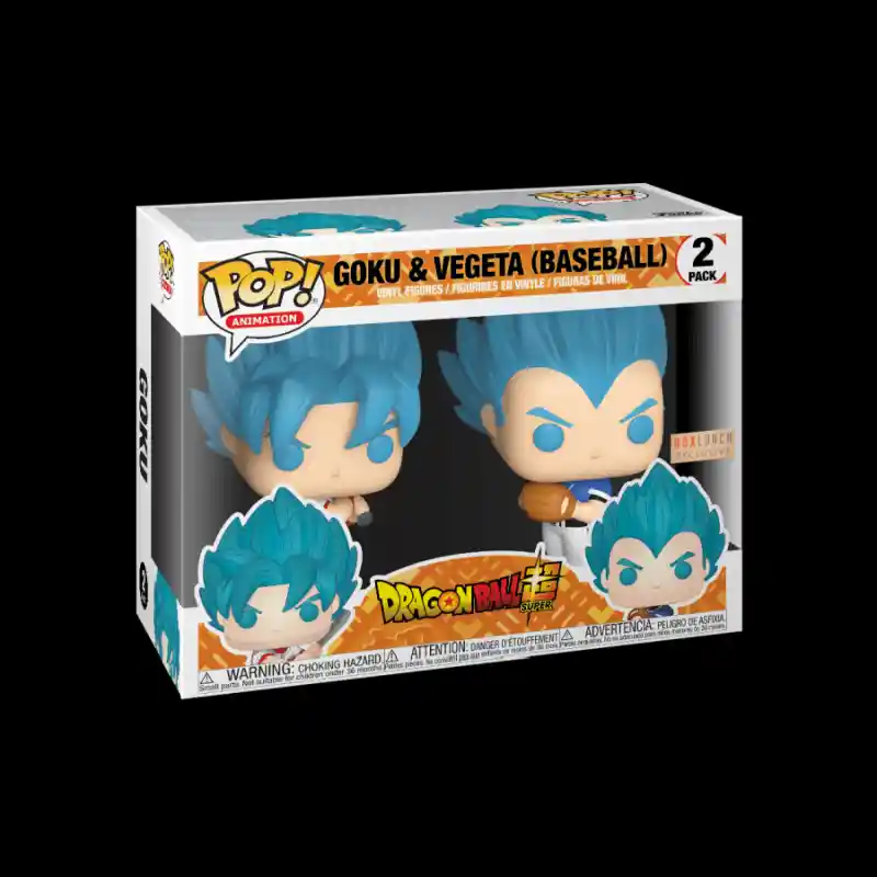 Funko Pop Figura Coleccionable Goku And Vegeta Baseball Double