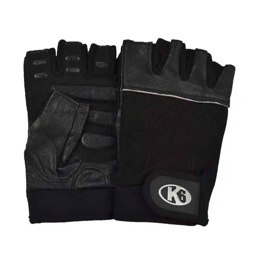 K6 Guantes Para Gimnasio De Cuero Crossfit Gym Cold Talla Xl