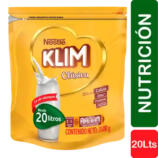 Leche en Polvo KLIM® Clásica bolsa x 2400g