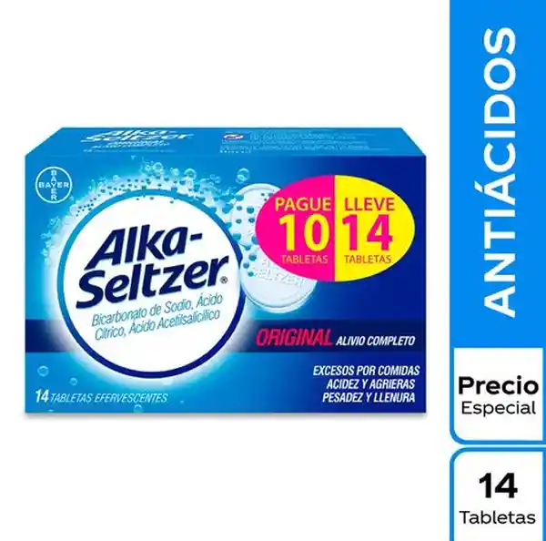 Alka-Seltzer Antiácidos (325 mg / 1700 mg / 1000 mg)