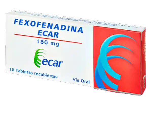 Ecar Fexofenadina (180 Mg)