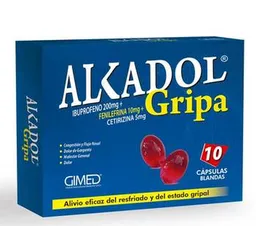 Alkadol Gripa (200 mg / 10 mg / 5 mg)