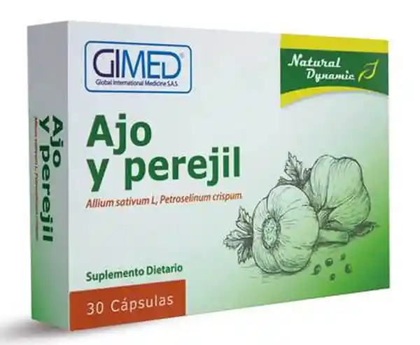 Natural Dynamic Ajo y Perejil Suplemento Dietario