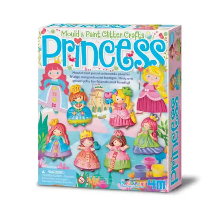 4M Figuras Mould & Paint Princess Moldea y Pinta Princesas