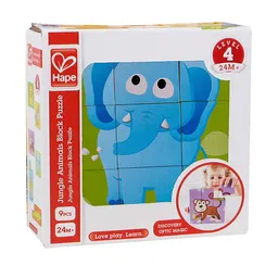 Puzzle Hape Bloques E1619 Jungle Animal Block