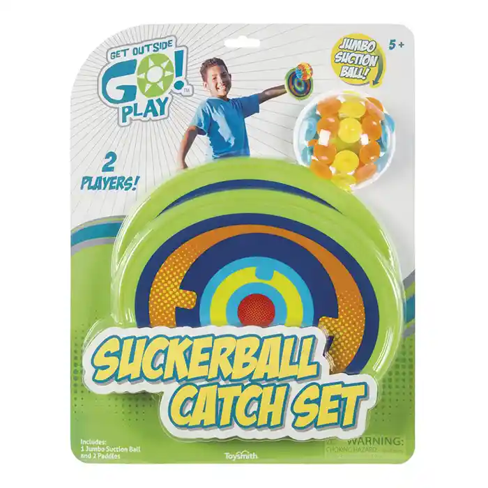 Toy Smith Juguete Suckerball Catch Set